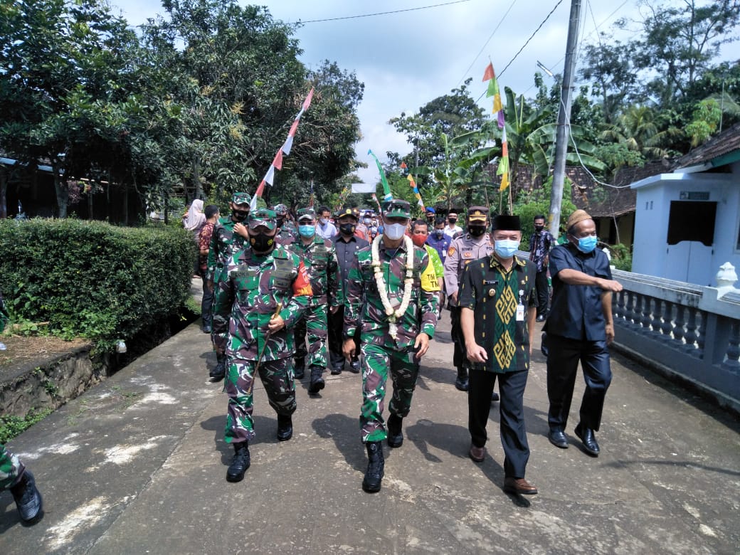Tim Wasev Mabes TNI AD Tinjau Lokasi TMMD Reg Ke-110 Kodim 0714/Salatiga